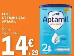 E.Leclerc Leite de transição aptamil 2 promoção