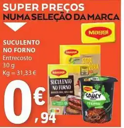 E.Leclerc Suculento no formo Maggi promoção