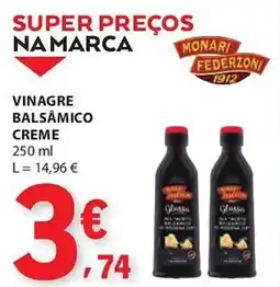 E.Leclerc Vinagre balsamico creme monari federzon promoção