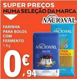 E.Leclerc Farinha para bolos com fermento nacional promoção