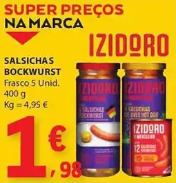 E.Leclerc Salsichas bockwurst izidoro promoção