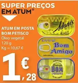 E.Leclerc Atum em posta bom petisco promoção