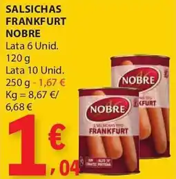 E.Leclerc Salsichas frankfurt nobre promoção