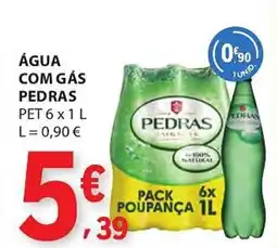 E.Leclerc Água com gás pedras promoção