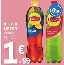 E.Leclerc Ice tea lipton vários pet promoção