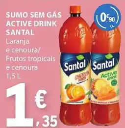 E.Leclerc Sumo sem gás active drink santal promoção