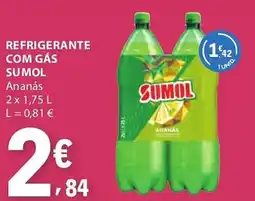 E.Leclerc Refrigerante com gás sumol ananás promoção