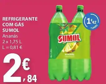 E.Leclerc Refrigerante com gás sumol ananás promoção