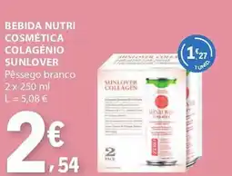E.Leclerc Bebida nutri cosmética colagénio sunlover promoção