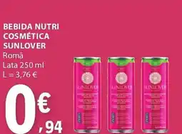 E.Leclerc Bebida nutri cosmética sunlover promoção