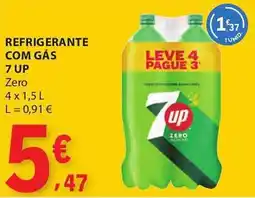 E.Leclerc Refrigerante com gás 7 up promoção