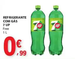 E.Leclerc Refrigerante com gás 7 up free promoção