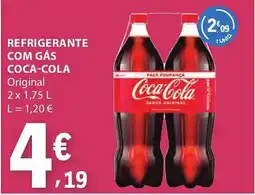 E.Leclerc Refrigerante com gás coca-cola original promoção