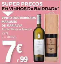 E.Leclerc Vinho doc bairrada marquês de marialva promoção