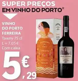 E.Leclerc Vinho do porto ferreira tawny promoção