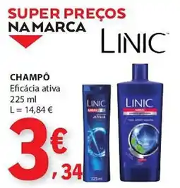 E.Leclerc Linic Champô eficácia ativa promoção