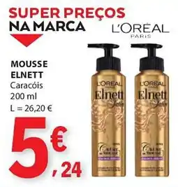 E.Leclerc Mousse elnett loreal caracóis promoção