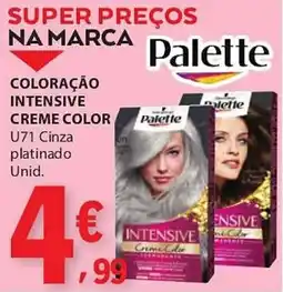 E.Leclerc Coloração intensive creme color palette promoção