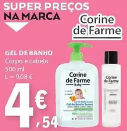 E.Leclerc Gel de banho Corine de Farme promoção