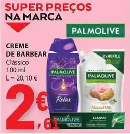 E.Leclerc Creme de barbear palmolive promoção