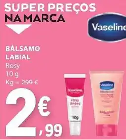 E.Leclerc Bálsamo labial vaseline promoção