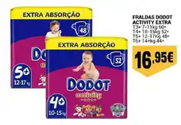 Neomáquina Fraldas dodot activity extra promoção