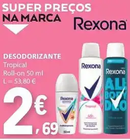E.Leclerc Desodorizante rexona promoção