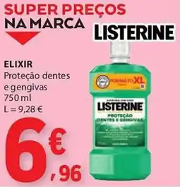 E.Leclerc Listerine elixir proteção dentes e gengivas promoção