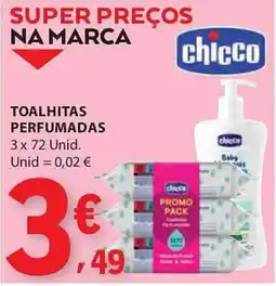 E.Leclerc Toalhitas perfumadas promoção