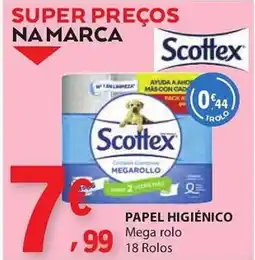 E.Leclerc Papel higiénico scottex promoção