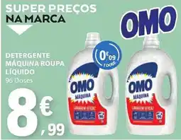 E.Leclerc Detergente máquina roupa líquido omo promoção