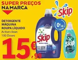 E.Leclerc Detergente máquina roupa líquido skip promoção