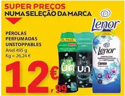 E.Leclerc Pérolas perfumadas unstoppables lenor promoção