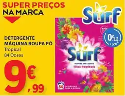 E.Leclerc Detergente máquina roupa pó surf promoção
