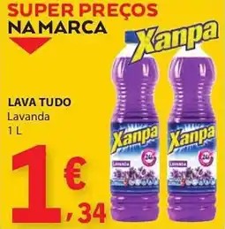 E.Leclerc Xanpa lava tudo lavanda promoção