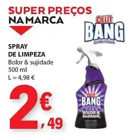 E.Leclerc Spray de limpeza cillit bang promoção