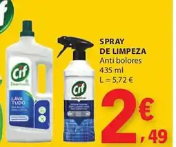 E.Leclerc Spray de limpeza anti bolores promoção
