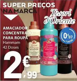 E.Leclerc Amaciador concentrado para roupa hammam promoção