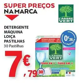 E.Leclerc Detergente máquina loiça pastilhas promoção