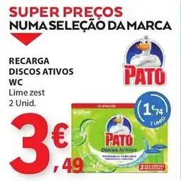 E.Leclerc Recarga discos ativos wc pato promoção