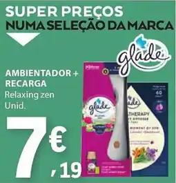 E.Leclerc Ambientador + recarga relaxing zen promoção
