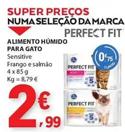 E.Leclerc Alimento húmido para gato perfect fit promoção