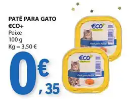 E.Leclerc Patê para gato €co+ promoção