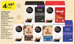Spar Cápsulas de café nescafé dolce gusto promoção