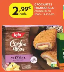 Spar Crocantes frango iglo cordon bleu promoção