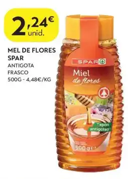 Spar Mel de flores spar antigota frasco promoção