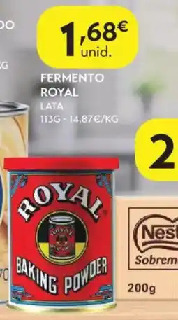 Spar Fermento royal promoção