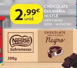 Spar Chocolate culinária nestlé 44% cacau promoção