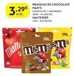 Spar Drageias de chocolate m&m's promoção