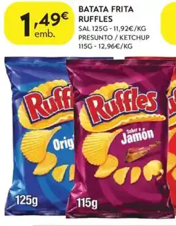 Spar Batata frita ruffles promoção